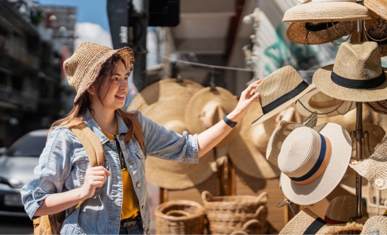 Resellers and Affiliates 2 happy young woman asian is visit local market duri 2025 01 10 11 29 24 utc